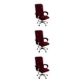 thumbnail image 4 of VONKY 3pack/lot Chair Cover Thickened And Anti-Skid Stay Securely In Place For Added Dust-proof Polyester wine red XL 3Set, 4 of 6
