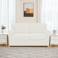 thumbnail image 2 of Subrtex Sofa Slipcover Sets 5 Pieces Stretch Couch Cover Backrest Cushion Covers (Loveseat, White), 2 of 6