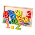 thumbnail image 1 of Rompecabezas de madera, tablero de aprendizaje preescolar, rompecabezas de juguete educativo, habilidades básicas para edades de 2 años ~ regalo de Número Baoblaze Rompecabezas de madera, 1 of 8