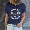 thumbnail image 1 of Womens Funny Printed Pattern Casual Fashion Soild Color Short Sleeve Tops Blouse, 1 of 1