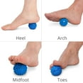 thumbnail image 2 of Pelota de masaje Body Back Foot Star para fascitis plantar, color azul, 2 of 9