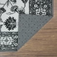 thumbnail image 3 of My Magic Carpet 2.5'x7' Machine Washable Non-Slip Kitchen Hallway Runner Rug - Ramage Grey, 3 of 5
