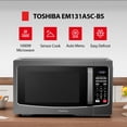 thumbnail image 2 of Toshiba em131 a5 C-bs Horno de microondas, 1.1 pies cúbicos, color negro acero inoxidable, Estándar, Acero inoxidable negro, 1, 2 of 5