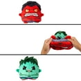 thumbnail image 2 of Marvel Cuutopia 2-in-1 Plush Toy, Reversible Hulk & Red Hulk Figure, 7-inch Soft Collectible, 2 of 6