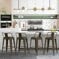 Bar Stools Counter Height Stools Industrial Metal Barstools with