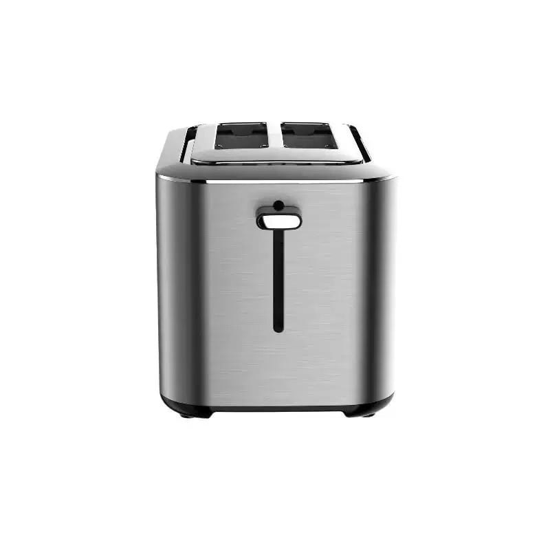 2-Slice Touchscreen Toaster, 850W Stainless Steel Digital Toaster with 6 Browning Levels, Touch Control, Removable Crumb Tray for Bread, Bagels