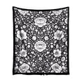 thumbnail image 2 of Holiday Decor Color Your Own Floral Blanket, Machine Washable Velvet Reverse DIY Painting Blanket , Ideal For Halloween Christmas Birthday Gift, 2 of 5