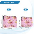thumbnail image 4 of FORMRS 13"-13.3" Laptop Sleeve Protective Case Soft Carrying Quilted Computer Bag Cover, Cartoon Doughnuts, 4 of 7