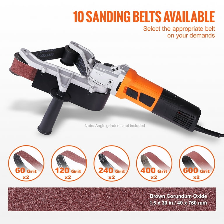 Angle Grinder Belt Sander Adapter, US 5/8-11 Thread Table