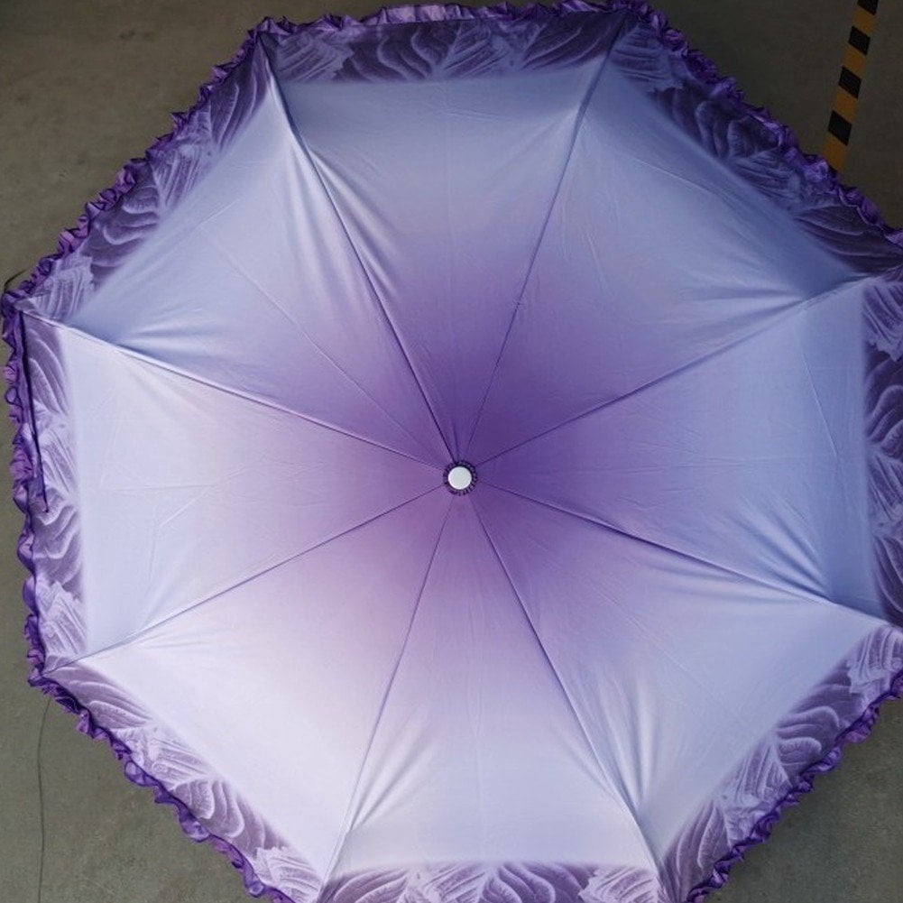 Hzzsbu Funny Vegetable Umbrella Portable Cabbage Pattern Umbrella Folding Lettuce Pattern Umbrellas Windproof Anti UV Umbrella for Travel