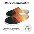 thumbnail image 6 of Kdxio Sunset Dancing Dolphin B Women's Men's Slippers Plush Slip-On House Slipper for Winter Indoor Soft Cushion Non-slip Fluffy Slides Slippers-11, 6 of 7