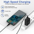 thumbnail image 5 of USB Cables,Type C Charging Cable 10ft Type C Cables 10ft-4PACK,ABCPOW USB A to USB C Type C Cable High Speed Android Type C Charger Fast Charging Phone Charger Cord, 5 of 6