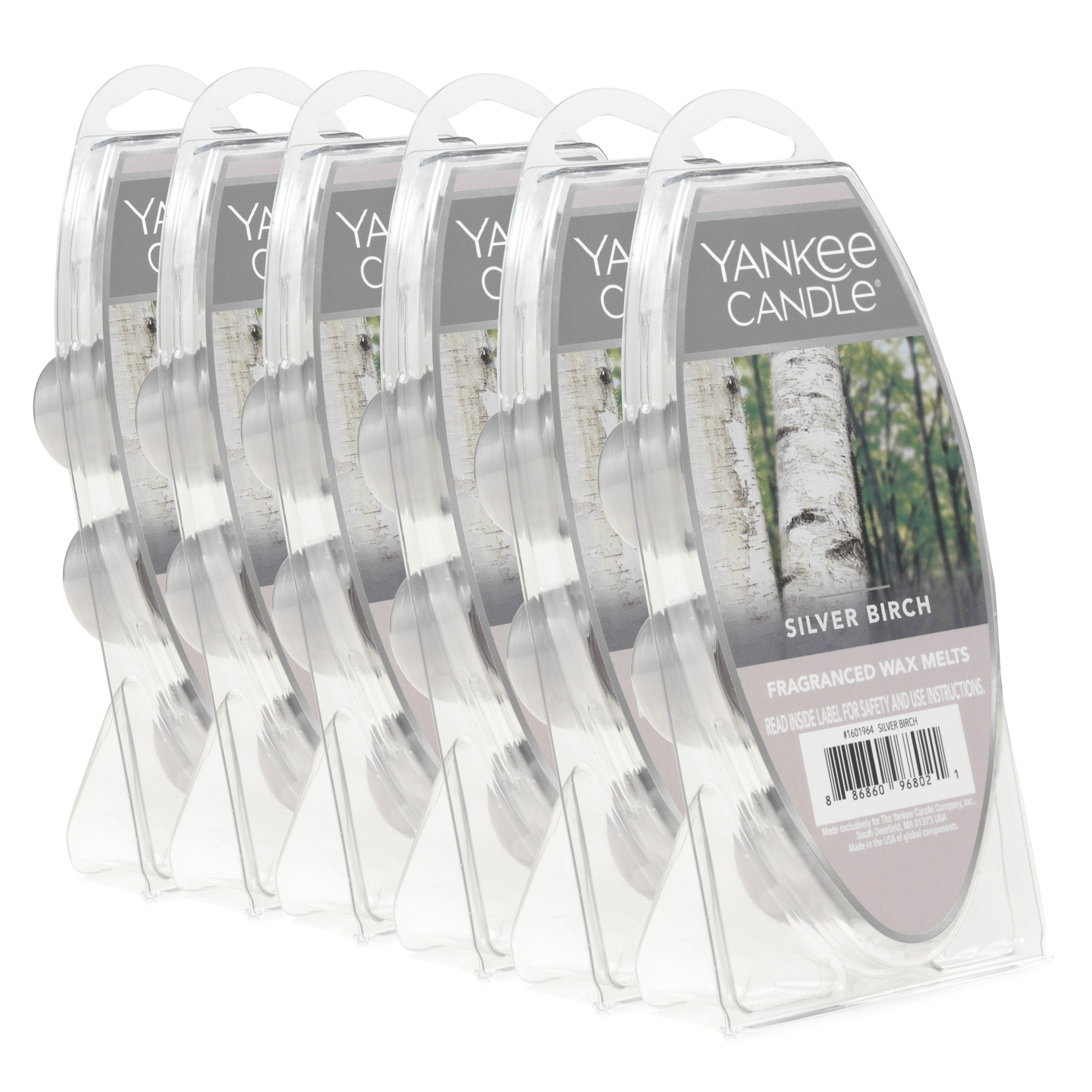 Yankee Candle Wax Melt 6 Pack Silver Birch