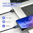 thumbnail image 4 of [2 Pack] USB C Cable 3A Fast Charger 2FT, ROFAY USB A to Type C Charging Cord Compatible with iPhone 16/15 Pro Max, Galaxy S25 S24 A71, S20 S10 S9 S8 Plus and More, Red, 4 of 6
