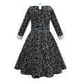 thumbnail image 2 of Girls Black Dress Halloween Long Sleeve Costume for 4-10 Year, 2 of 7
