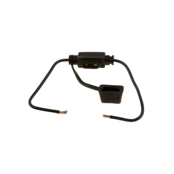 KarParts360 Fuse Holder | Black Color | Blade Fuse Type | 12 Voltage Rating | Fuse Holder-Blade Style Wire Type