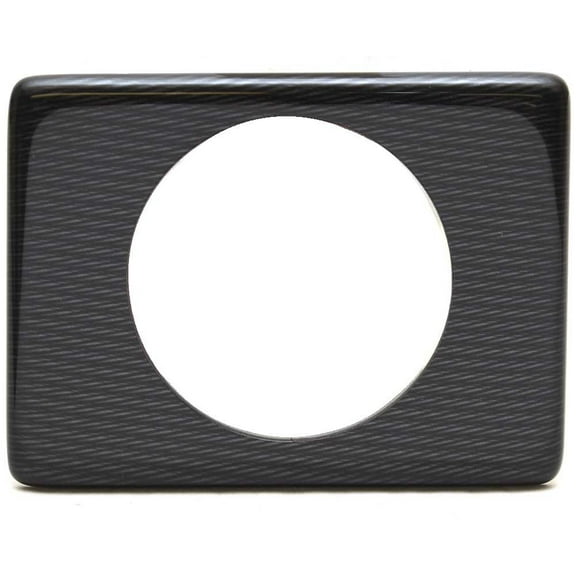 Lund Boat Blank Stereo Panel 2131763 | 5 1/4 x 5 Inch Black Silver