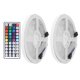thumbnail image 4 of Tira de luz WiFi IP65 300LED RGB lámpara de cuerda que cambia de color regulable decoración al aire libre 12V EE. UU. 100-240V, 4 of 10
