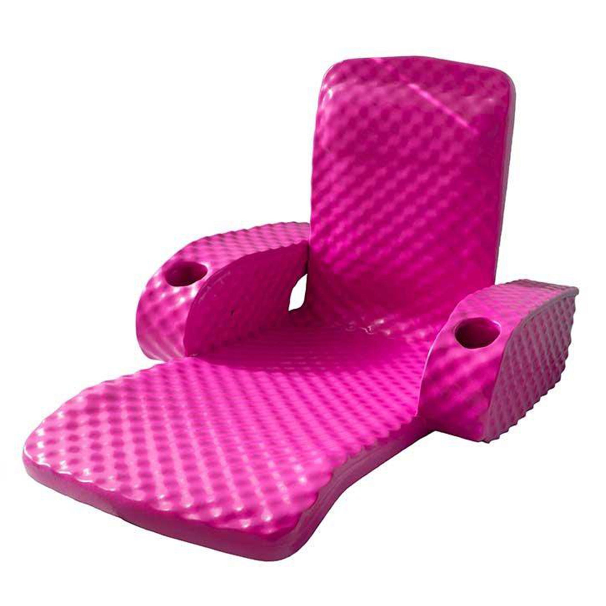 TRC Recreation Folding Baja II Portable Pool Float Lounger, Flamingo ...