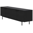 thumbnail image 2 of Nexera Hamilton Tv Stand with 4 Storage Cabinets Fits Tv's up to 70", Black, 2 of 9