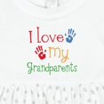 thumbnail image 4 of Inktastic I Love My Grandparents Girls Baby Dress, 4 of 5