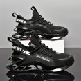 thumbnail image 6 of Men's Breathable Running Sneakers with Mesh Upper & Net Face - Lightweight Sneakers  Lace-Up Closure, Cushioned (Solid Color) Suitable for, Gym, Casual Wear - Round Toe Box,, 6 of 9