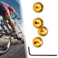 thumbnail image 3 of Juego De Tapas Para Extremos De Cables De Freno De Bicicleta, 6x4 Uds., Sombrero De Bola, Puntas De Cable Multicolores, Color Dorado, 3 of 7
