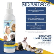 Waterless Shampoo for Small Critters- 8oz Small Animal Fragrance Free, Crulety Free Dry Shampoo-- No Rinse for Pet Ferrets, Guinea Pigs, Hedgehogs, Sugar Gliders, Rabbits & Hamsters