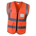 thumbnail image 3 of Chaleco Reflectante Sin Mangas de Seguridad Sunnimix Chaleco reflectante de seguridad Naranja XXL, 3 of 8