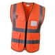 thumbnail image 3 of Chaleco Reflectante Sin Mangas de Seguridad Sunnimix Chaleco reflectante de seguridad Naranja XXL, 3 of 8