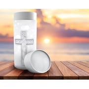 Silver Cross Biodegradable & Eco Friendly Burial or Scattering Urn / Tube