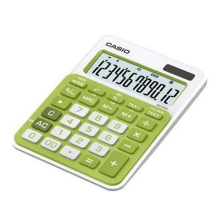 Casio MS-20NC-GN Basic Calculator LARGE DISPLAY Tax (Best Sales Tax Calculator App)