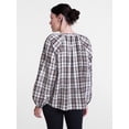thumbnail image 4 of Scenario Women's Top with Poet Sleeves, Sizes XS-XXXL, 4 of 6