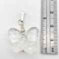 thumbnail image 6 of Quartz Butterfly Pendant Necklace | Semi Precious Stone Jewelry | Silver Pendant, 6 of 9