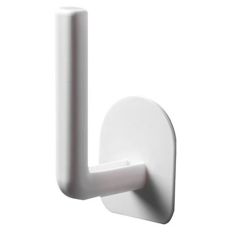

SJENERT 2PCS Kitchen and Bathroom Perforation-Free Wall Storage Hook Non-marking Storage Rack(White)