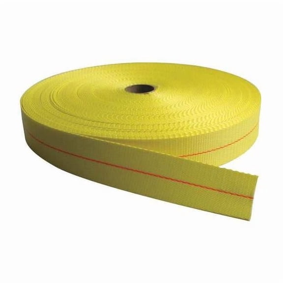 Bulk-Strap Webbing,Polyester,2" W,Yellow PE02300PY