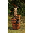 thumbnail image 1 of Jeco FCL149 Three Pots with Solar Pillar Lamp Water Fountain, 1 of 1