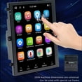 thumbnail image 2 of Mistaha 9.7-inch Wireless CarPlay Vertical Screen GPS Navigation System with WiFi, AHD, BT 5.1 - Black - RAM 2G+ROM 32G - Steering Wheel Control - Reverse Image Switch - Online Movie Streaming, 2 of 6