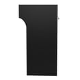 thumbnail image 5 of 48" W * 22" D * 40" H - Checkout Counter With Slatwall Display Front,   Slat Wall Cash Register Stand, Free-Standing Retail Counter Display (Black), 5 of 9