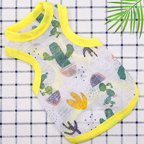 Xiao Hua Chaleco transpirable para perros y gatos, sudadera para cachorros, ropa para perros, abrigos para perros pequeños, medianos y gatos, XS, A05