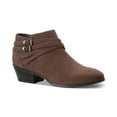 thumbnail image 2 of Style & Co. Women's Willoww Booties, Dark Taupe Micro, 7.5, 2 of 2