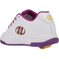 thumbnail image 3 of HEELYS Youth Kids Split Rugrats Wheels Skate Sneaker Shoes 1, White/Purple/Yellow, Numeric_1, 3 of 5