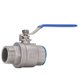 thumbnail image 3 of Válvula De Bola De Montaje De Válvula De Bola 1in NPT Conector De Montaje De Válvula De Bola Recta De Acero Inoxidable Para Vapor De Aceite De Agua, 3 of 14