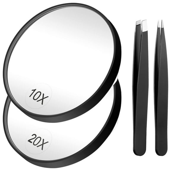 Magnifying Mirror 20X Mirror 10X Magnifier Mirrors with 2 Suction Cups Small Trave G4281