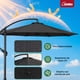 thumbnail image 4 of Sombrilla Amplia Premium Moderna 3M Jardin Exterior Playa Terraza  Jardimex, 4 of 7