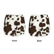 thumbnail image 3 of Balery Brown Cow Pantalones cortos deportivos para mujer con forro y dos bolsillos, elásticos, para entrenamiento, gimnasio, yoga-Small, 3 of 7