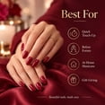 thumbnail image 5 of Water Nail Polish Pen Set, 6 Colors Air Dry Nail Art Pens, No UV Lamp Needed, Quick-Drying & Vibrant Color Payoff, Nail Art Studio for Teens, Perfect for Gifting, 30ml+8ml Remover, Style K, 5 of 8