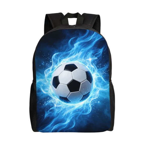 Soccer Backpacks Travel Laptop Backpack Lightweight Bookbags Casual Daypack