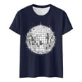 thumbnail image 5 of DHFJKG Disco Party T Shirts For Women Short Sleeve Crewneck Loose Fit Soft Graphic Tee Summer Fashion Outfits Lightweight Versatile Tops, 5 of 5