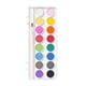 thumbnail image 2 of Set de acuarelas con forma de corazón | 12 o 16 colores de pigmento sólido con pincel | Caja cuadrada portátil para niños, estudiantes y artistas | Ideal para la escuela, viajes y regalos, 2 of 7